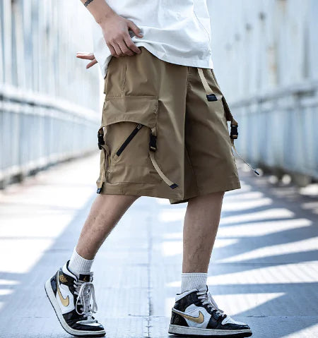 Multifunctional Detachable Loose Trousers with Drawstring