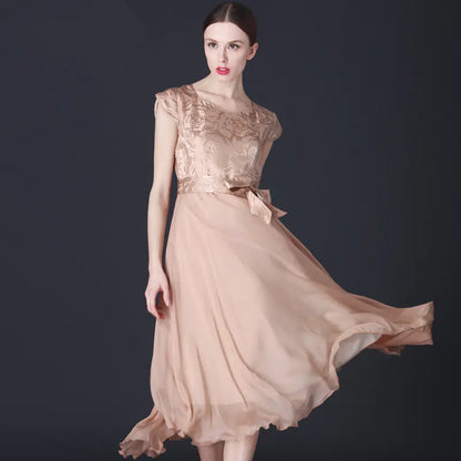 Stylish Medium Length Slim Dress