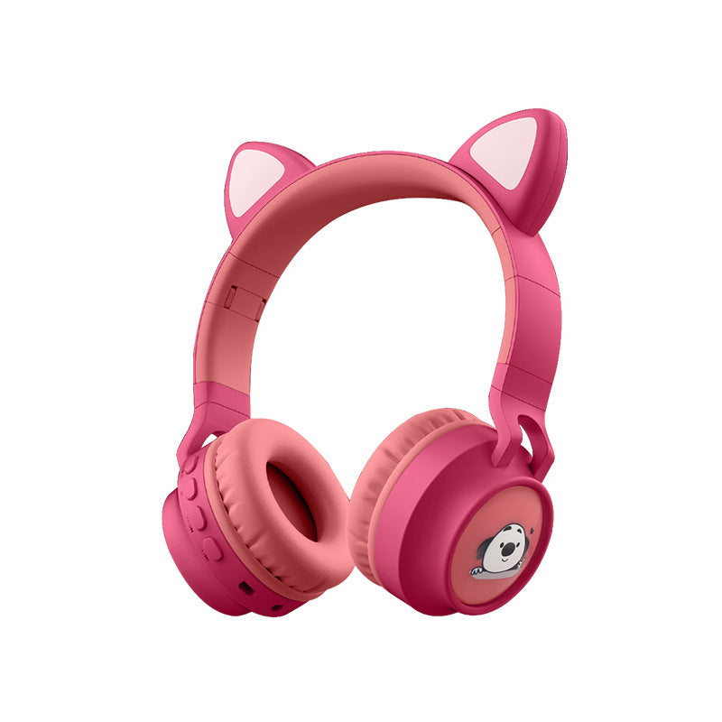 Cute Cat Ear Wireless Bluetooth Gaming Headphones