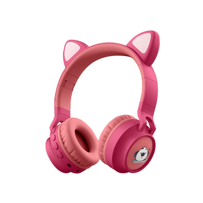 Cute Cat Ear Wireless Bluetooth Gaming Headphones