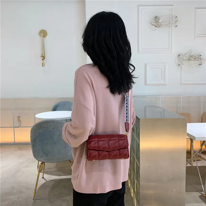 Wide Strap Small Square Bag