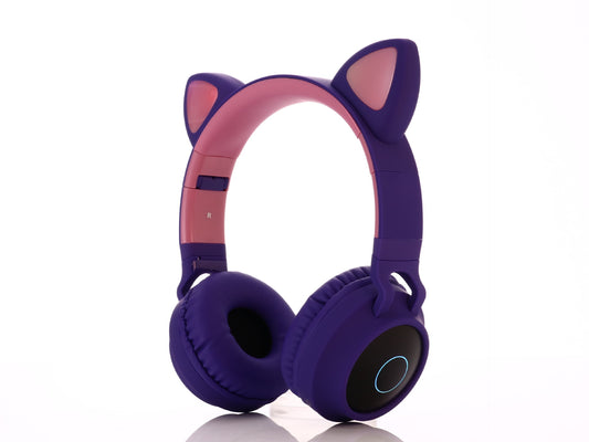 Cute Cat Ear Wireless Bluetooth Gaming Headphones