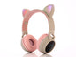 Cute Cat Ear Wireless Bluetooth Gaming Headphones