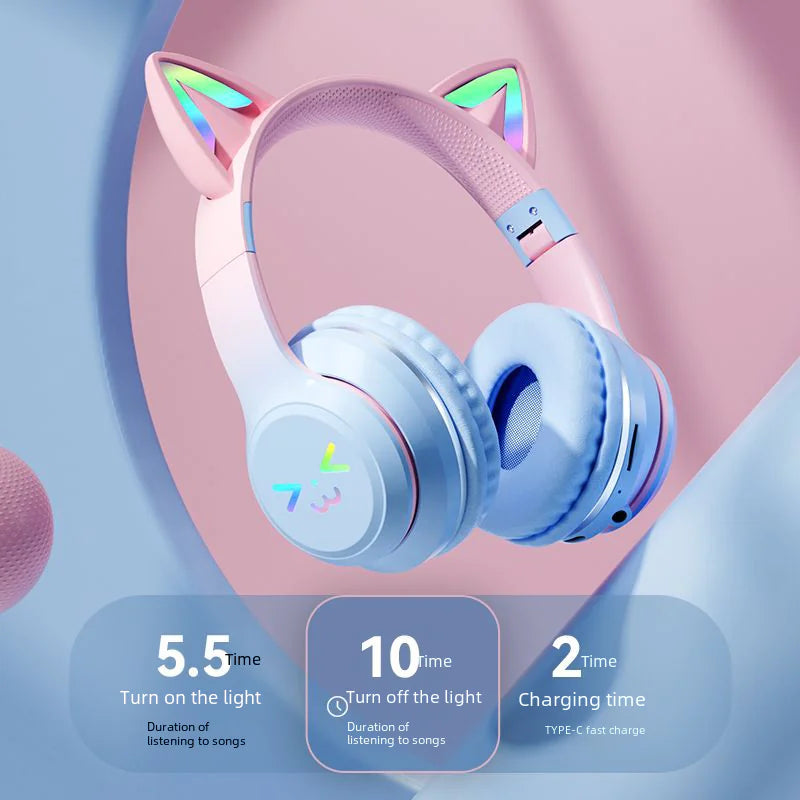 Chic Cat Ear Wireless Headphones