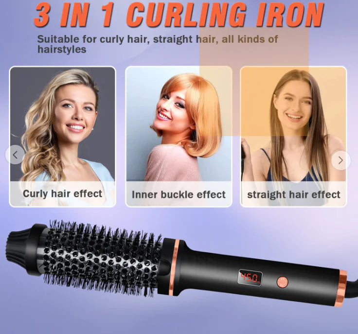 Hair Curler And Straightener Dual-use Hair Curler