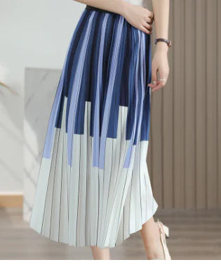 High Waist Slim Mid-Length Skirt