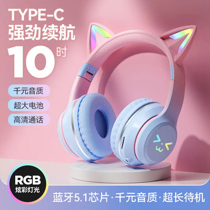 Chic Cat Ear Wireless Headphones
