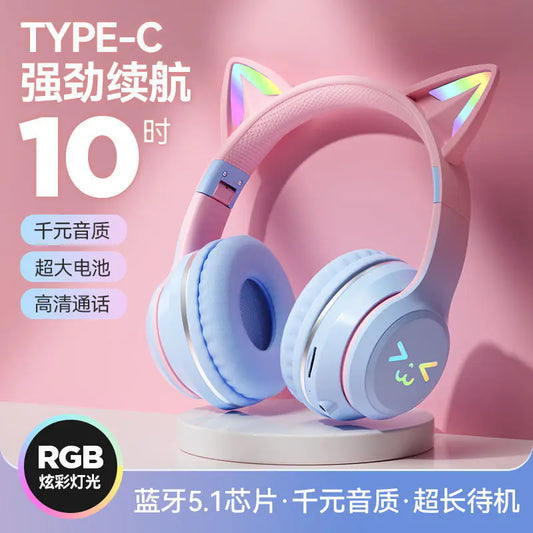 Chic Cat Ear Wireless Headphones