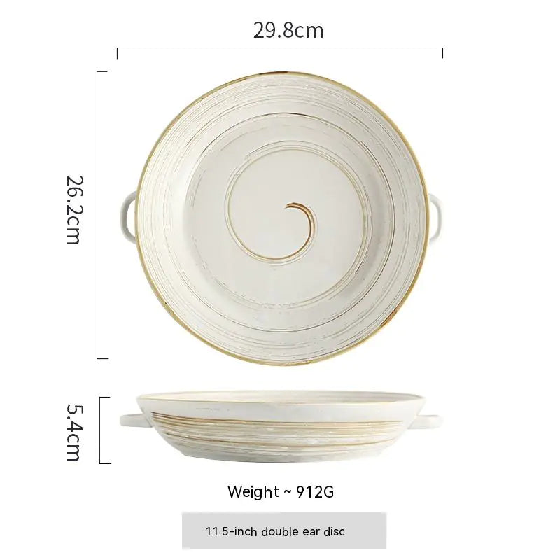 Painted quaint canteen ceramic
