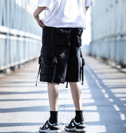 Multifunctional Detachable Loose Trousers with Drawstring