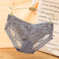Elegant Lace Trim Low Waist Panties