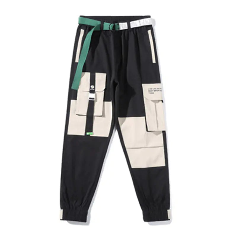 Color Block Comfort Joggers for Men