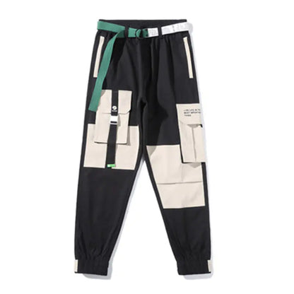 Color Block Comfort Joggers for Men