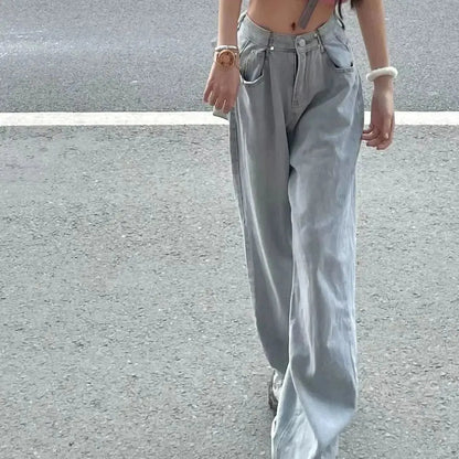 Urban Chic High-Rise Straight Jeans