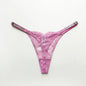 Rhinestone Thong Panties for Women Fitness