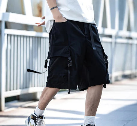Multifunctional Detachable Loose Trousers with Drawstring