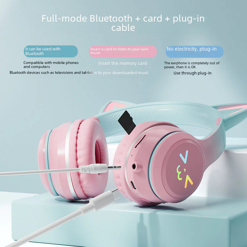 Chic Cat Ear Wireless Headphones