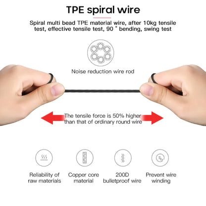 Wired In-Ear Gaming Headset for Mobile and PC Games