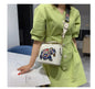 Embroidered Elephant Crossbody Bag