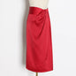 Women's High-Waist Mid-Length Slim Split Skirt