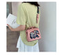 Embroidered Elephant Crossbody Bag