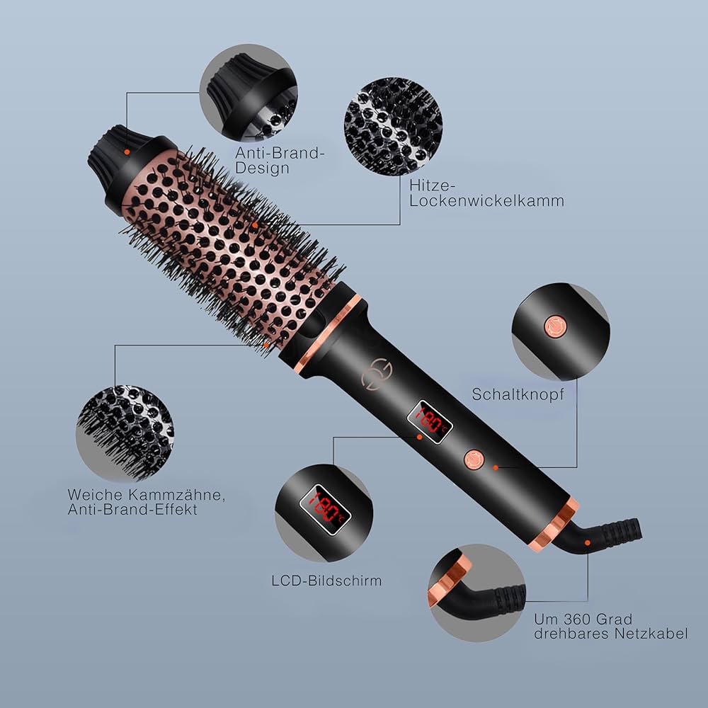 Hair Curler And Straightener Dual-use Hair Curler