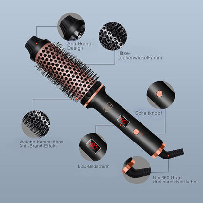 Hair Curler And Straightener Dual-use Hair Curler