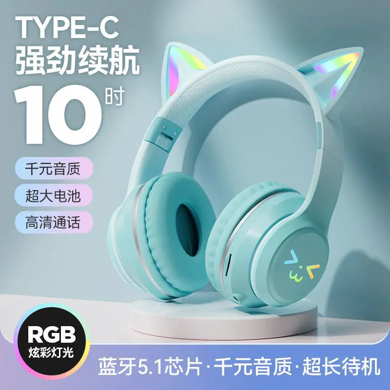 Chic Cat Ear Wireless Headphones