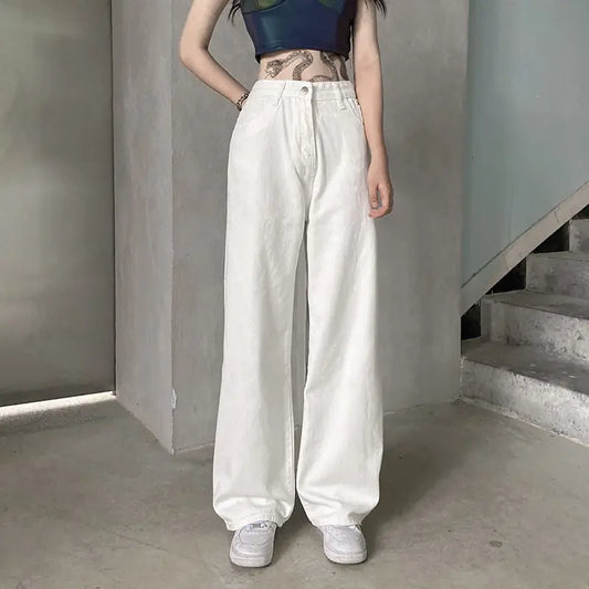Urban Chic High-Rise Straight Jeans