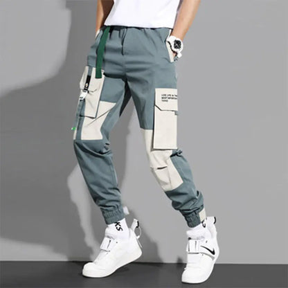 Color Block Comfort Joggers for Men