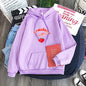 Harajuku Strawberry Milk Graphic Sweatshirt