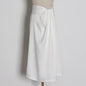 Women's High-Waist Mid-Length Slim Split Skirt