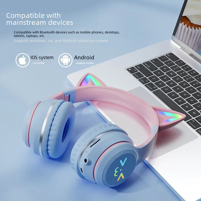 Chic Cat Ear Wireless Headphones