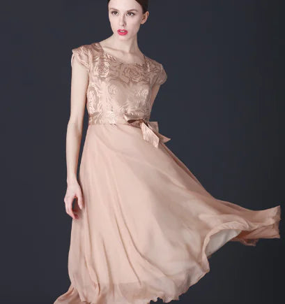 Stylish Medium Length Slim Dress