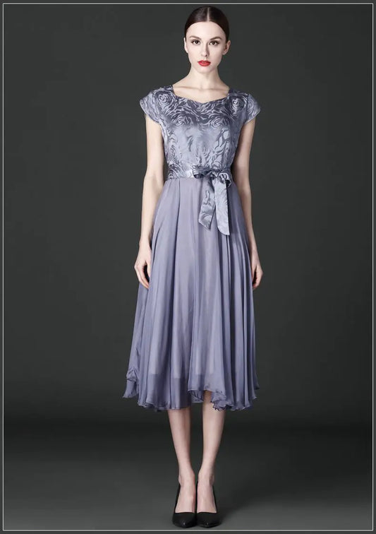 Stylish Medium Length Slim Dress
