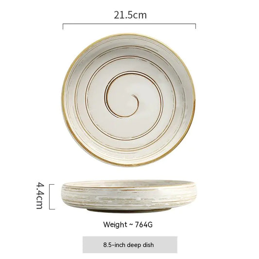 Painted quaint canteen ceramic